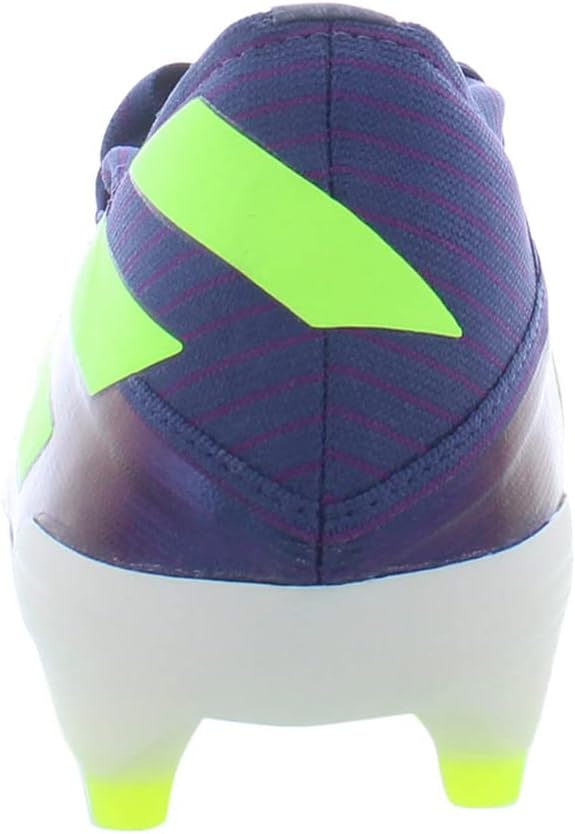Мужские футбольные бутсы Adidas Nemeziz 19.1 для твердого грунта, индиго/зеленый/фиолетовый — фото 3