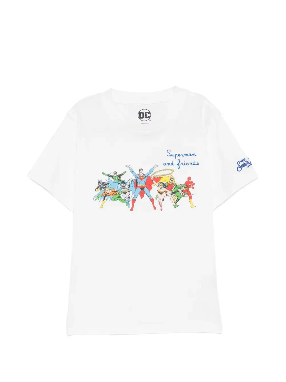 Футболка из коллаборации с Denver MC2 Saint Barth Kids, белый
