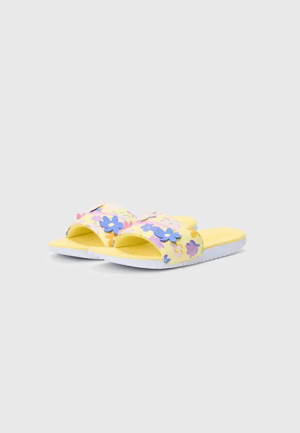 Сланцы Nike Performance Kawa slide pool, мягкий жёлтый/пурпурный/красный ил/сапфир — фото 2