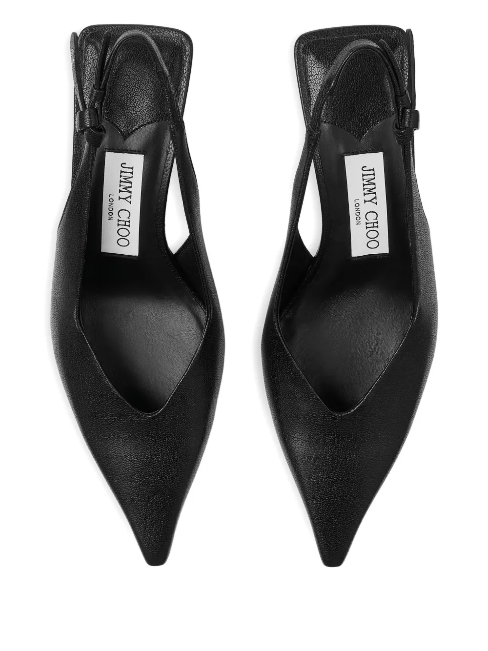 Туфли Camie 60 с ремешком на пятке Jimmy Choo, черный — фото 4
