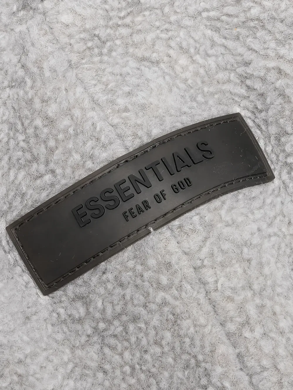 Свободные брюки на молнии Fear Of God Essentials Kids, серый — фото 3