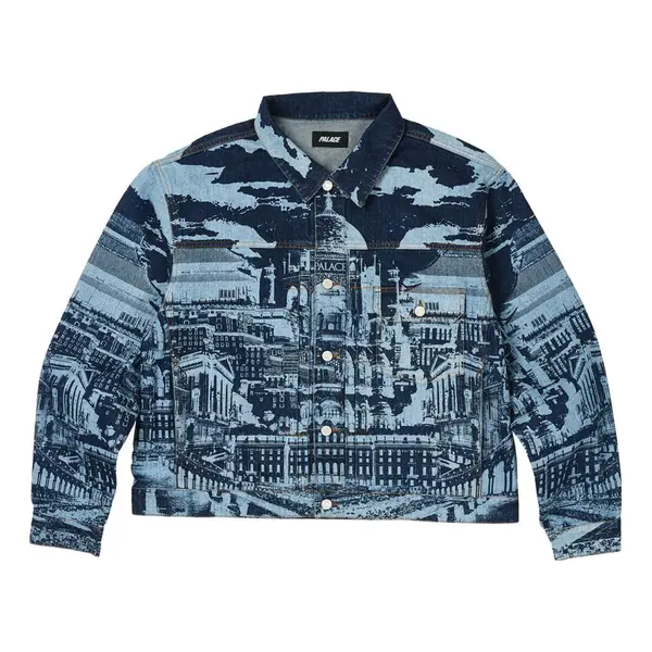 

Куртка denim jacket 'mega ' Palace, синий