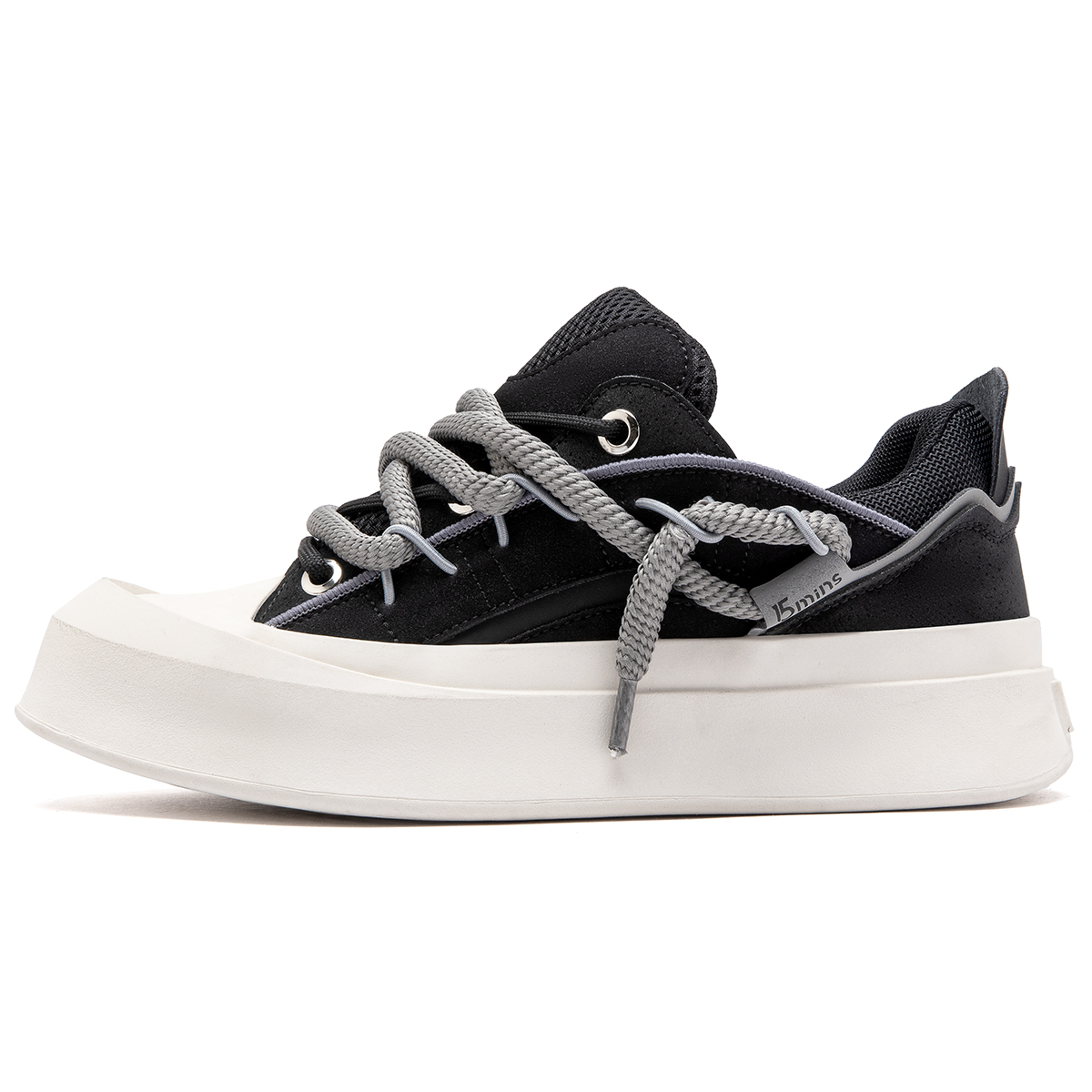 

15 Mins Низкие скейтбордистские кроссовки унисекс, черный