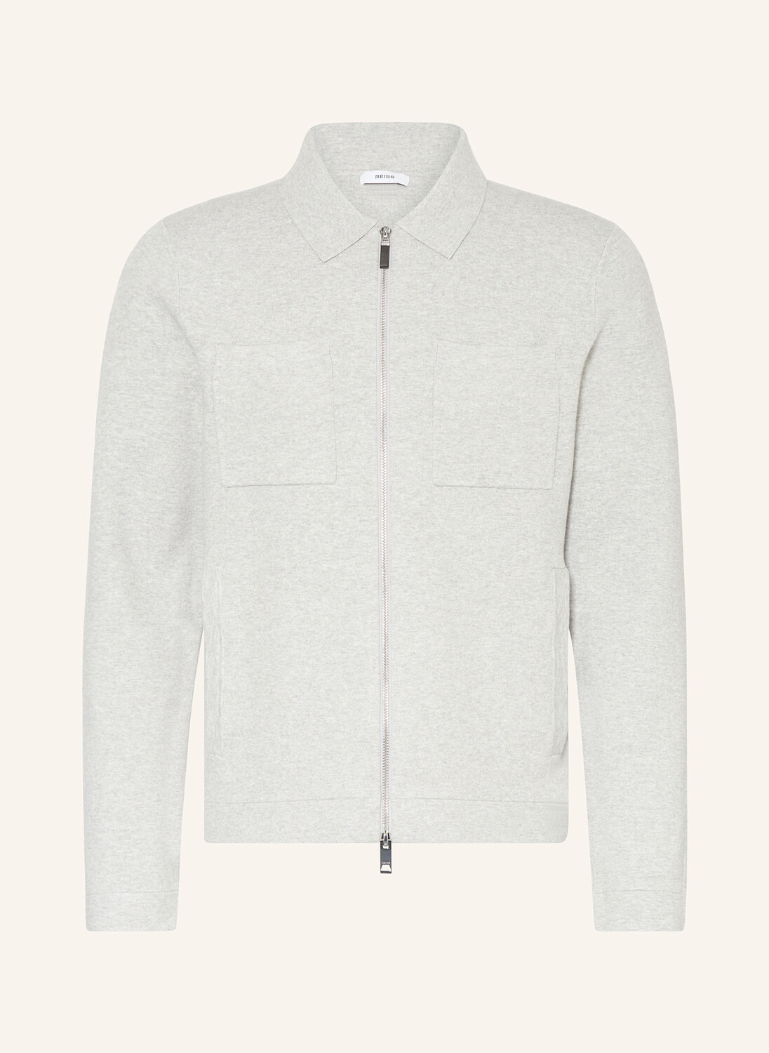 

Кардиган реки REISS, светло-серый
