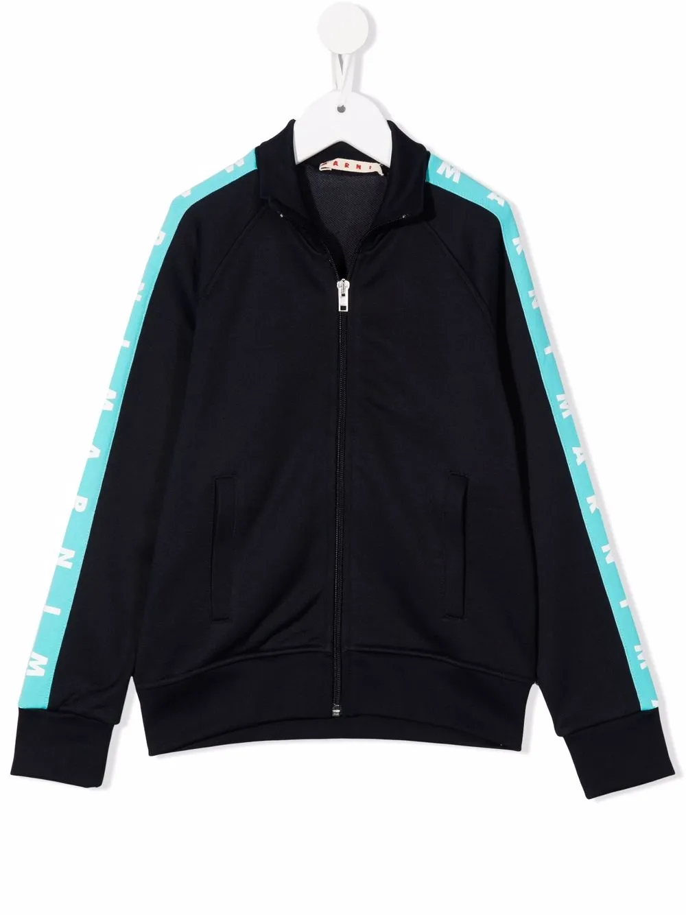 

Свитер с логотипом Marni Kids, синий