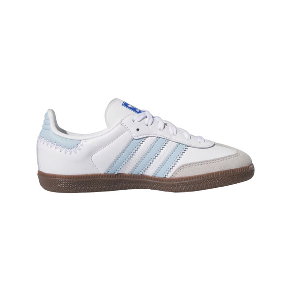 Кроссовки samba og 'cloud white sky blue' Adidas, белый — фото 2