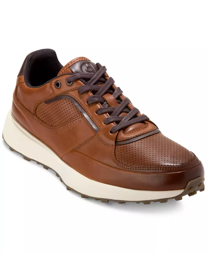 

Мужские кроссовки Grand Crosscourt Downtown на шнуровке Cole Haan, коричневый