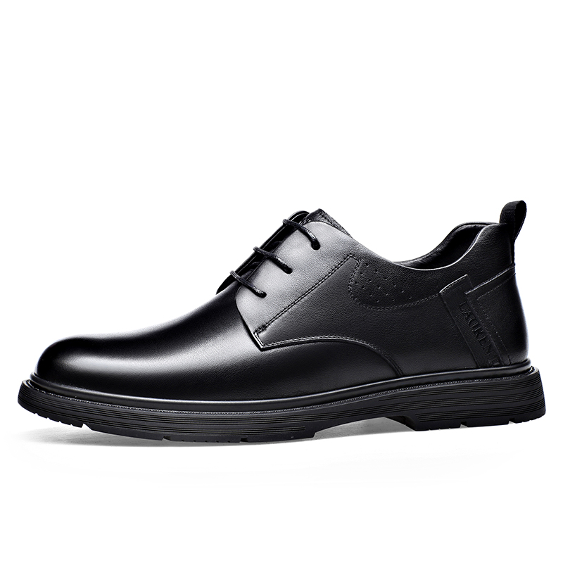 

LAORENTOU Мужские повседневные туфли с низким верхом, черные, с флисовой подкладкой/коричневые, с флисовой подкладкой