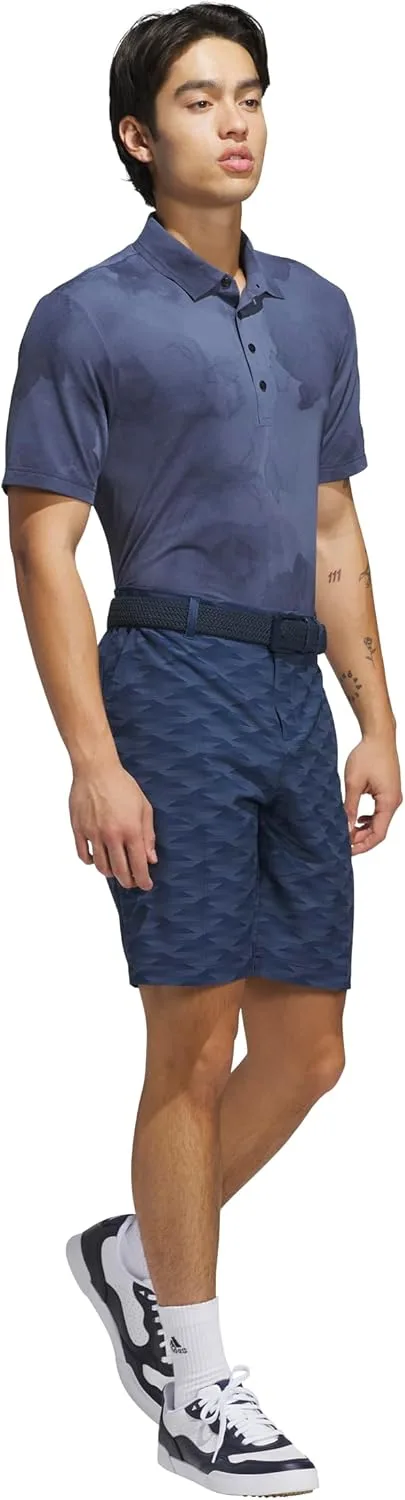 Шорты Adidas Mens Ultimate365 9-inch Printed, темно-синий — фото 3