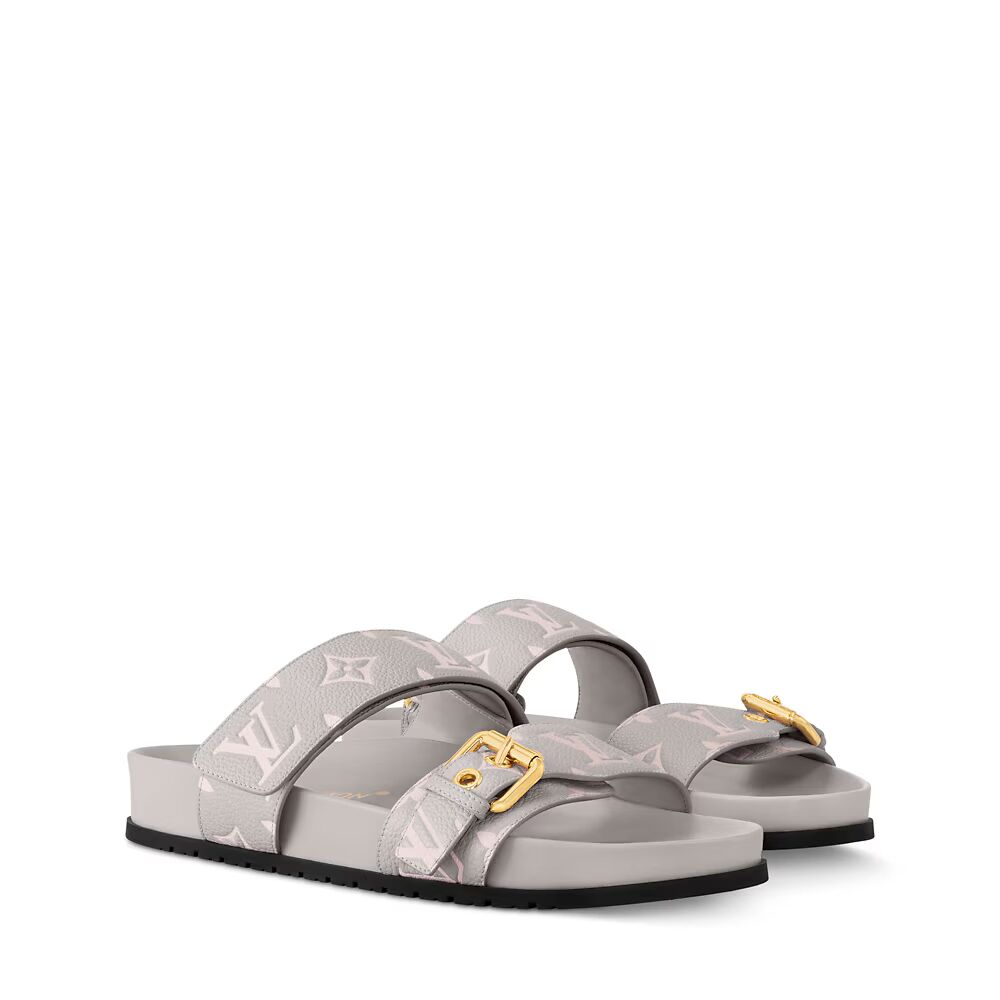 Мюли Bom Dia Flat Comfort Louis Vuitton, серый