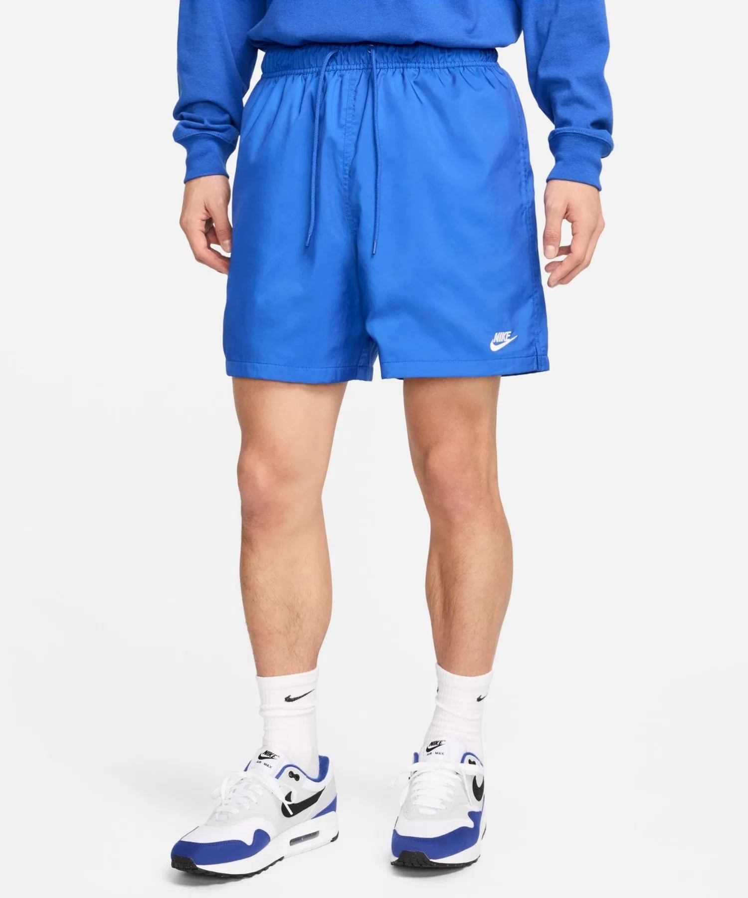 Мужские спортивные шорты NIKE Club Flow тёмно-синие