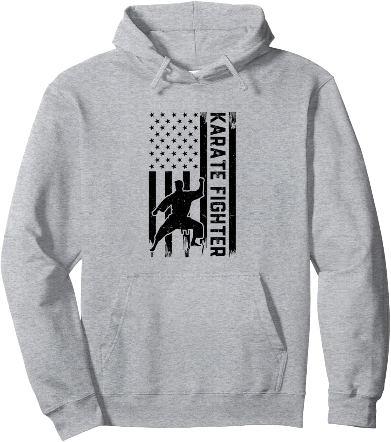 

Боец каратэ, боевые искусства каратэ, худи для боя в стиле каратэ Karate Fighter, серый