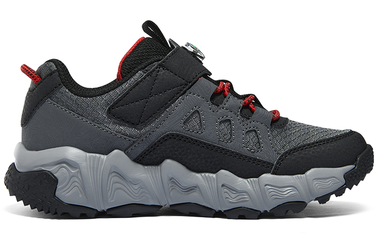 Velocitrek Мальчики Низкие Детские Уличные Кроссовки Черный Красный Kids' Skechers — фото 2