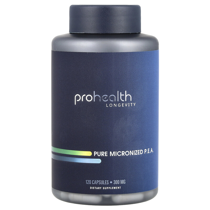 

ProHealth Longevity, чистый микронизированный ПЭА, 300 мг, 120 капсул