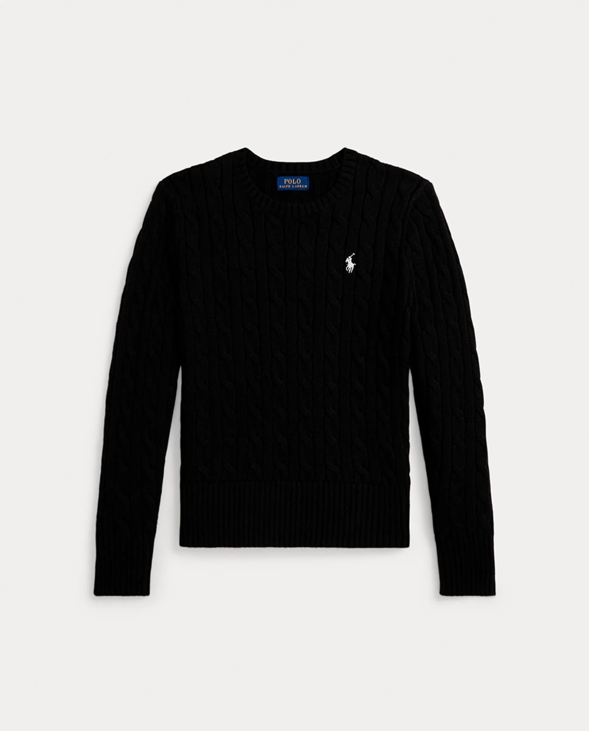 

Детская хлопковая кофта с узором "восьмерки" Polo Ralph Lauren, черный