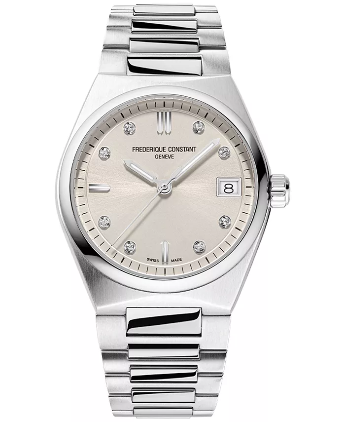 

Женские часы-браслет Swiss Highlife Diamond (0.04 ct. t.w.) из нержавеющей стали, 31 мм Frederique Constant