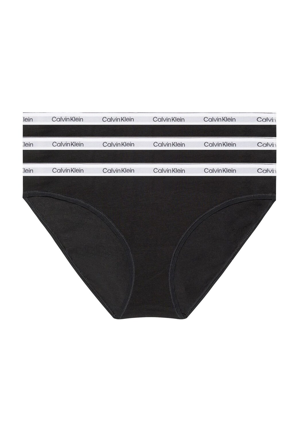 

Набор из 3 женских трусов с поясом с логотипом Calvin Klein, цвет Ub1 Black