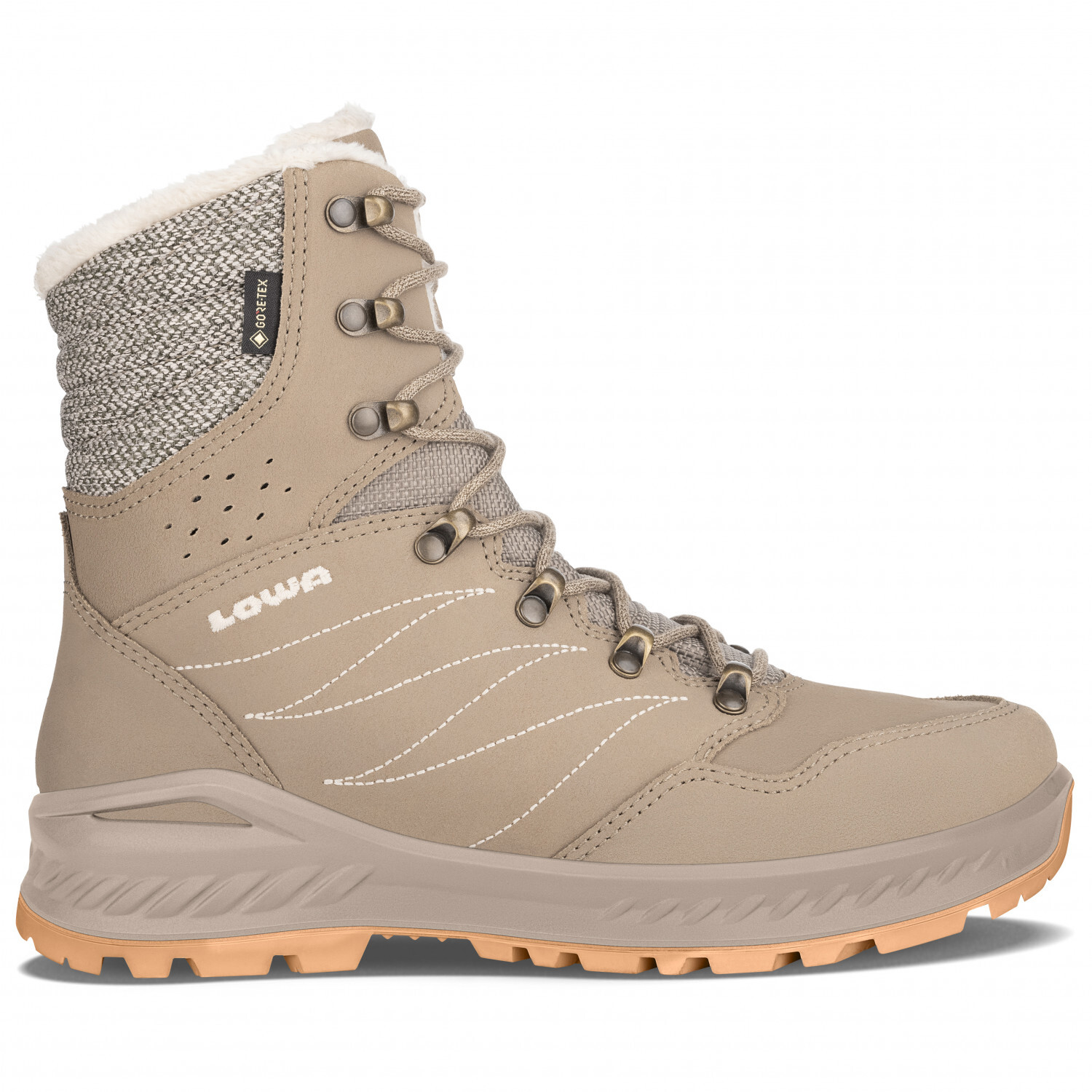 

Зимние ботинки Lowa Women's Nabucco GTX, цвет Sand/Beige, Коричневый, Зимние ботинки Lowa Women's Nabucco GTX, цвет Sand/Beige