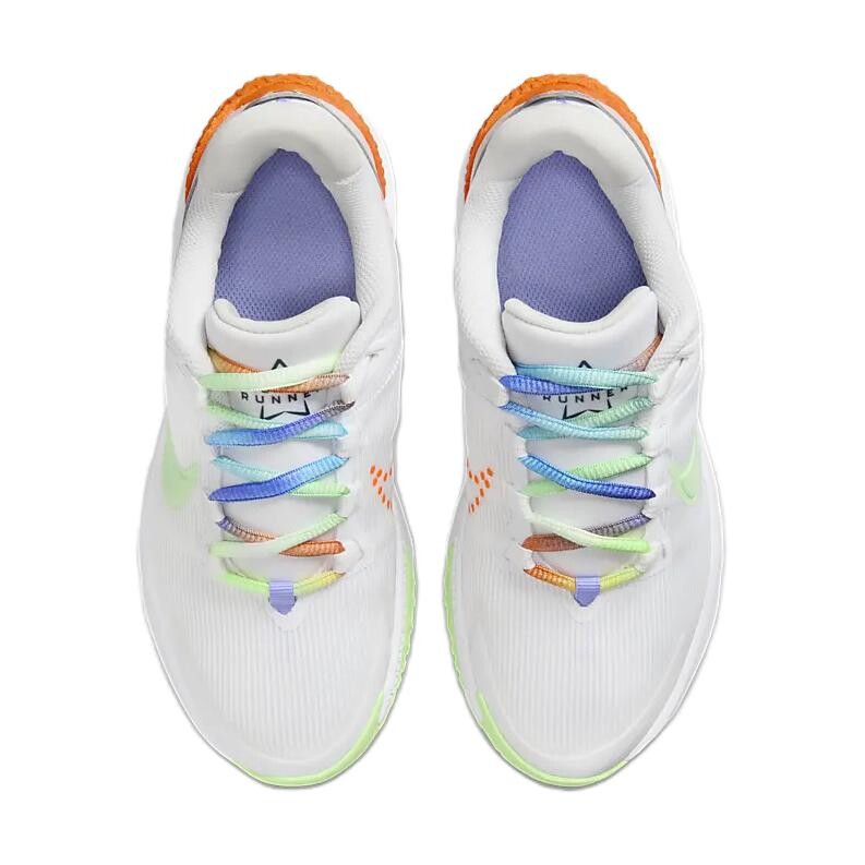 Детские кроссовки Nike Star Runner 4 GS, White / Photon Grey / Dutch Orange / Vapor Green — фото 4