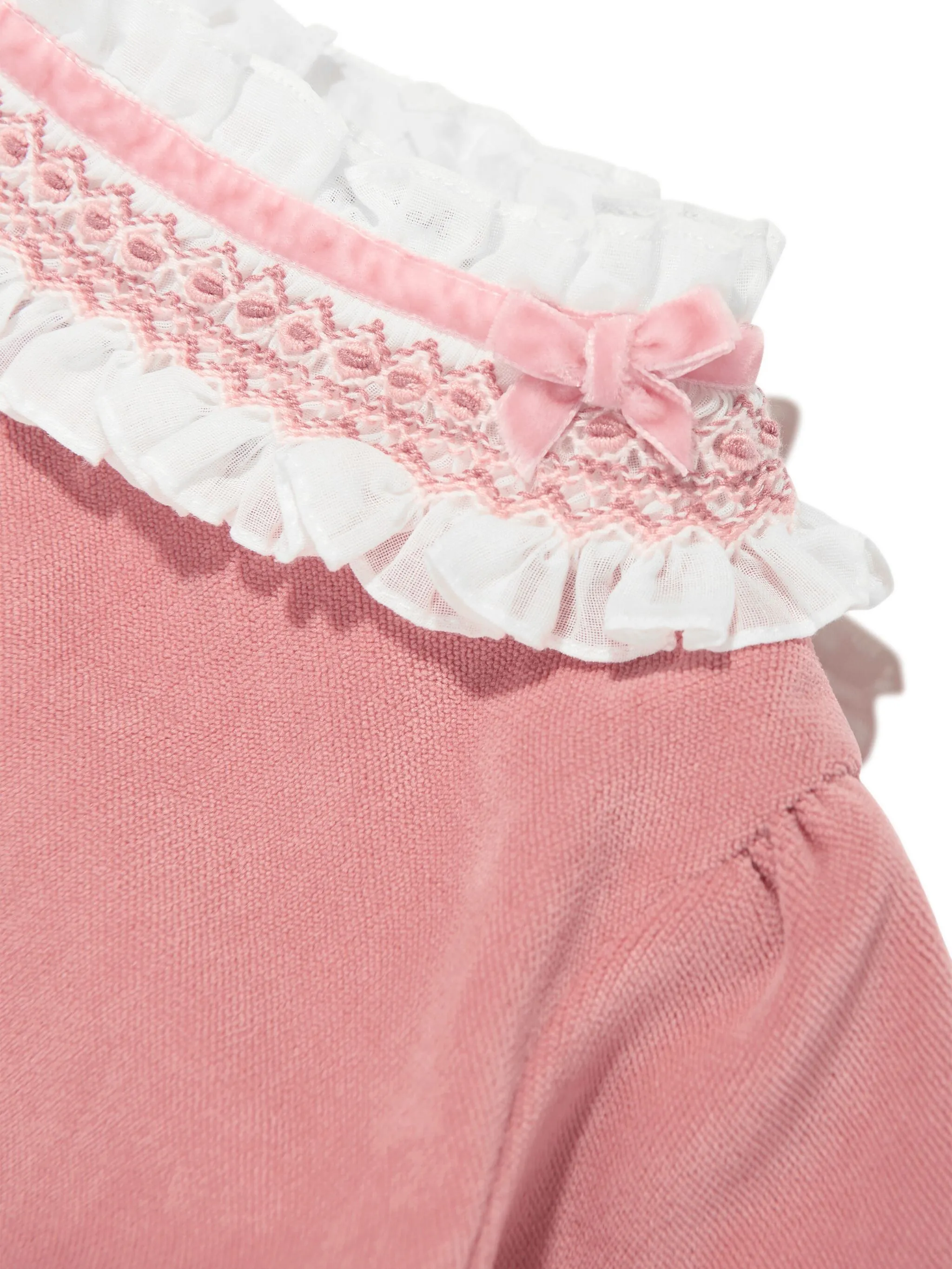 

Бархатное платье с мелким рисунком Sarah Louise, розовый