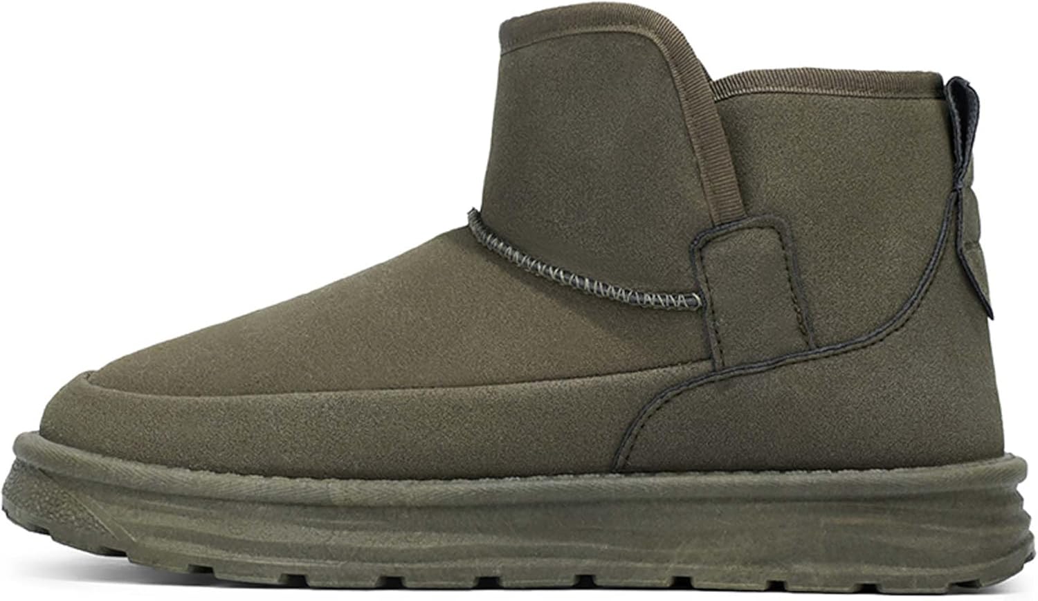 

Зимние высокие мужские ботинки с утеплителем, хлопковые ботинки с плюшевой отделкой Generic, зеленый