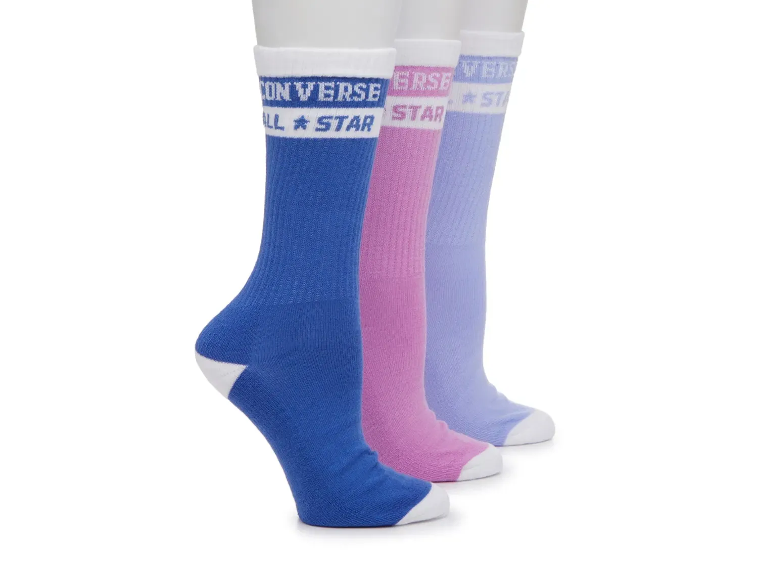 

Носки женские Converse All Star Crew - 3 пары, синие
