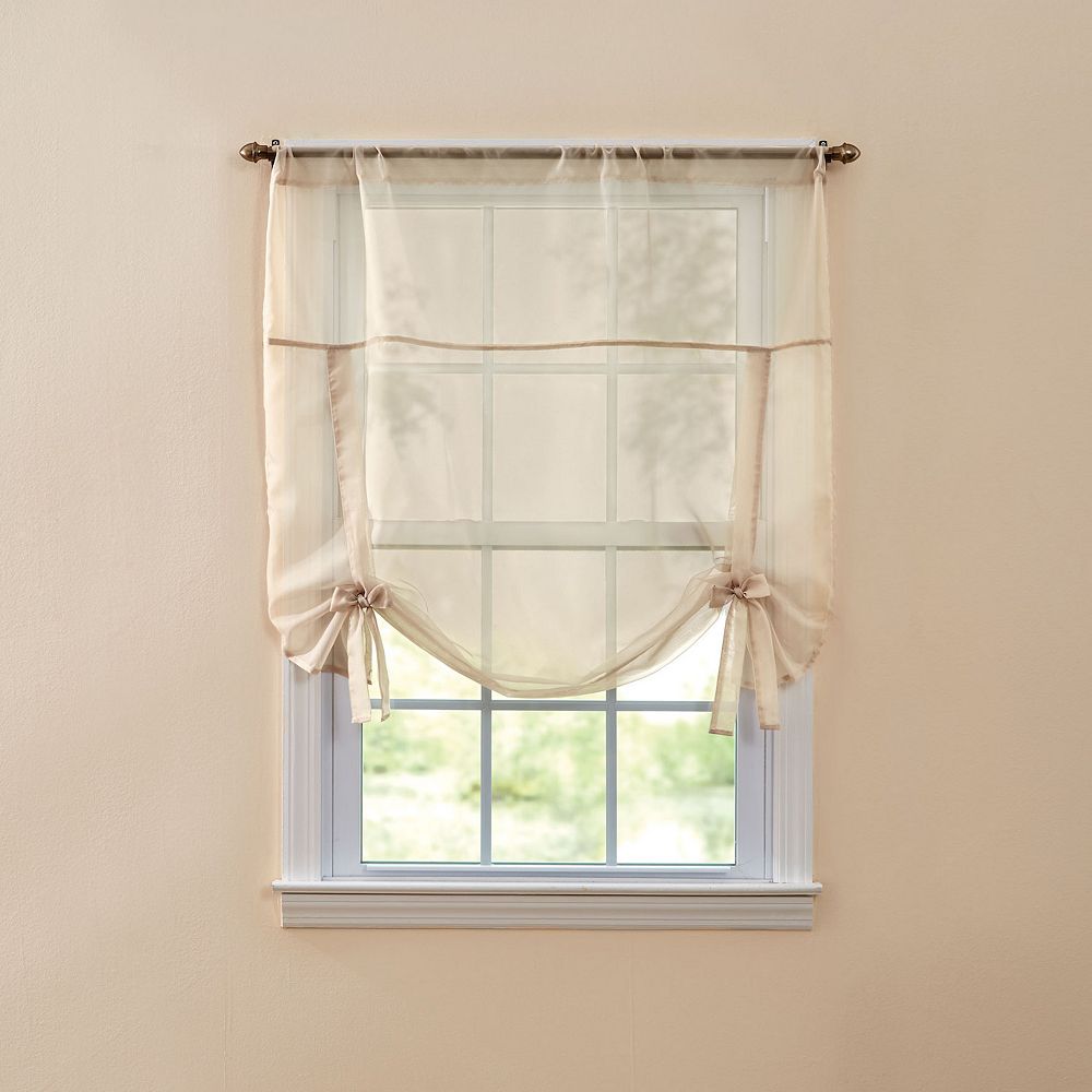 

Оттенок Brylanehome Bh Studio Sheer Voile Tie-up BH Studio, цвет Ecru