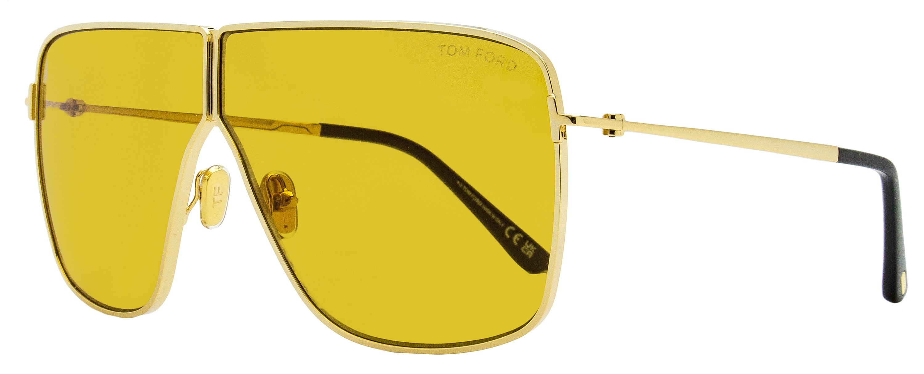 

Солнцезащитные очки Tom Ford унисекс Huxley TF1159 30E золото/черный 68 мм