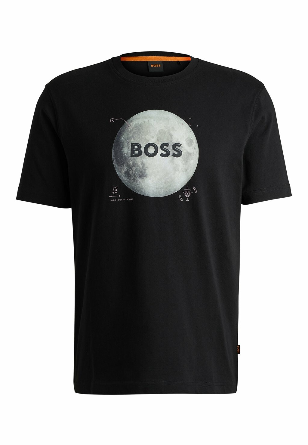 

Футболка с принтом MOON BOSS, черный