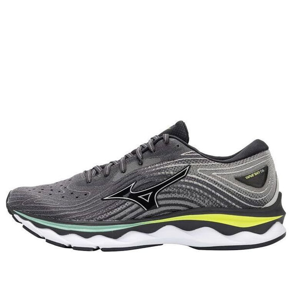 

Кроссовки wave sky 6 'gray white black' Mizuno, серый