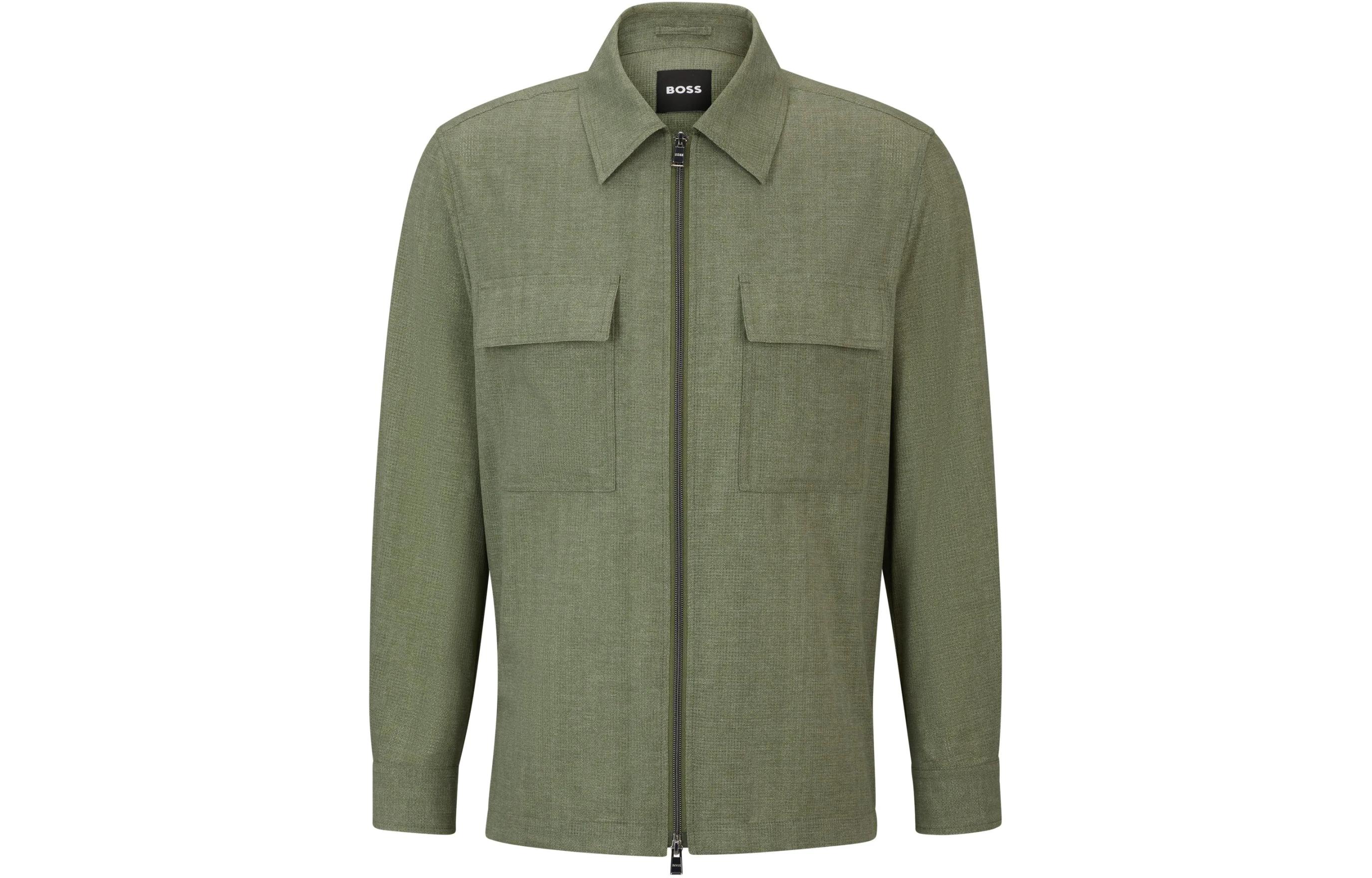 

HUGO BOSS Куртка мужская натурального зеленого цвета, Natural Green