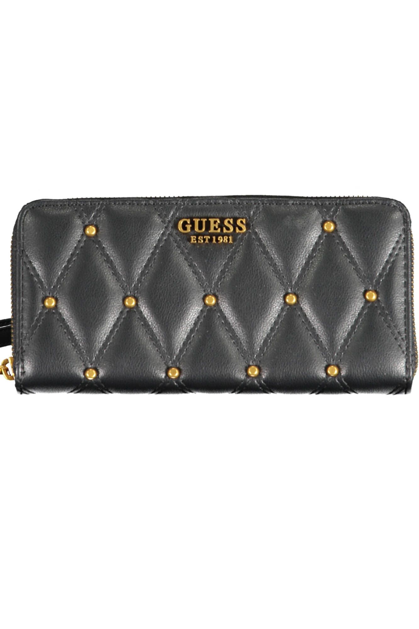 

Черная полиэтиленовая женская сумка Guess Shoes
