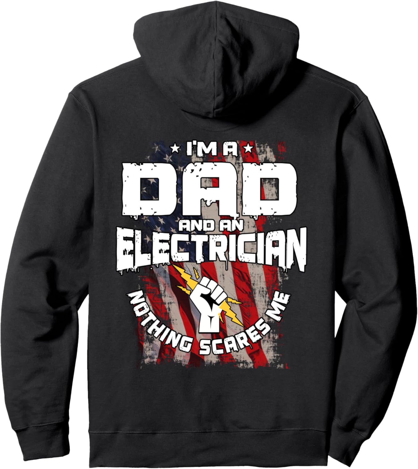 

Худи с надписью «Electrian Dad On Back of Clothes», черное Gifts For Electricians, Черный, Худи с надписью «Electrian Dad On Back of Clothes», черное Gifts For Electricians