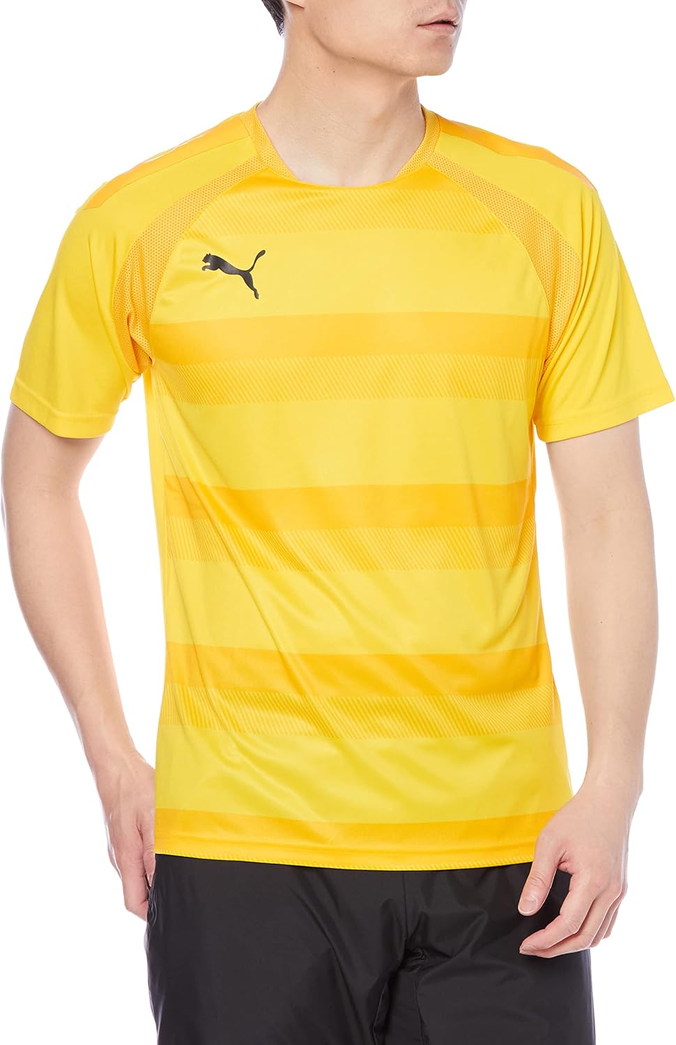 

Мужская футболка PUMA TEAMVISION для баскетбола, черный/желтый