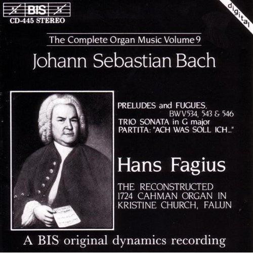 

CD диск Bach / Fagius: Organ Works 9