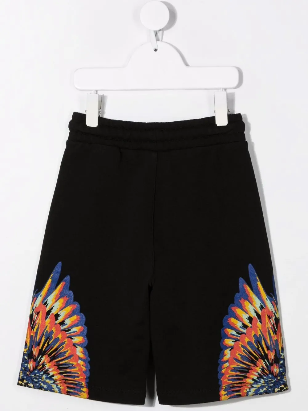 Шорты Tempera Wings Marcelo Burlon County Of Milan Kids, черный — фото 2
