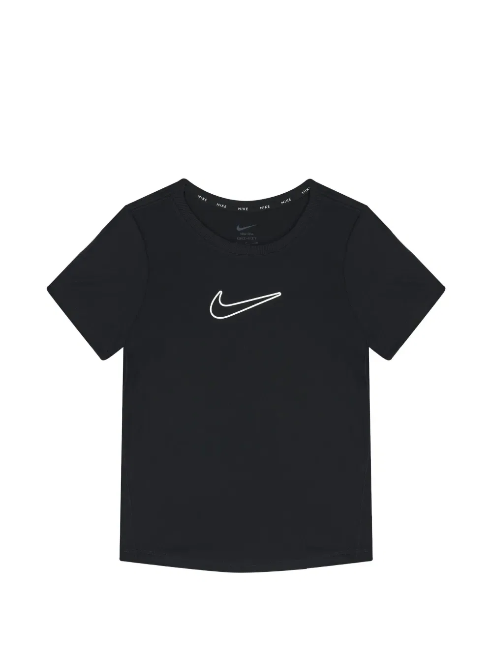 Футболка с логотипом Nike Kids, черный