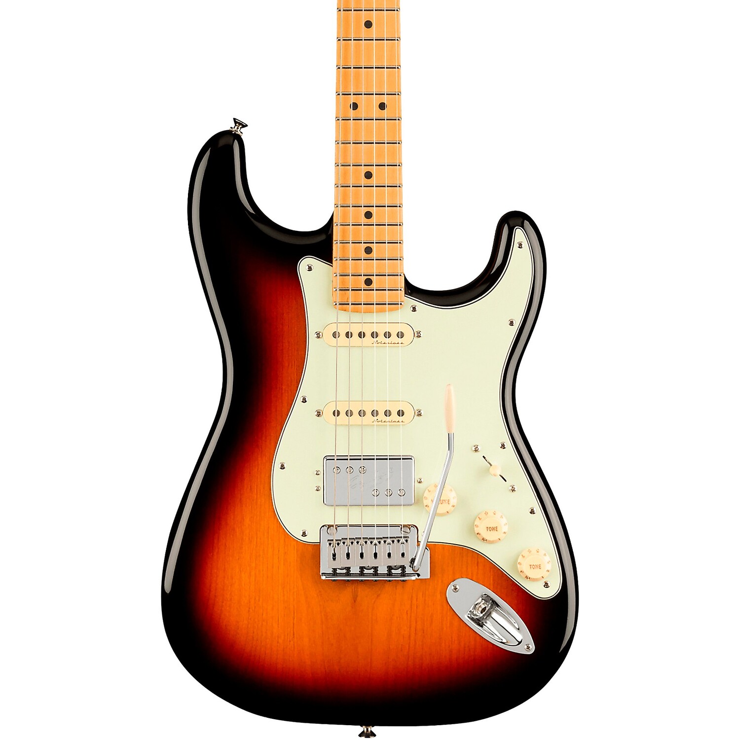 

Электрогитара Fender Player Plus Stratocaster HSS с кленовой накладкой, 3 цвета Sunburst