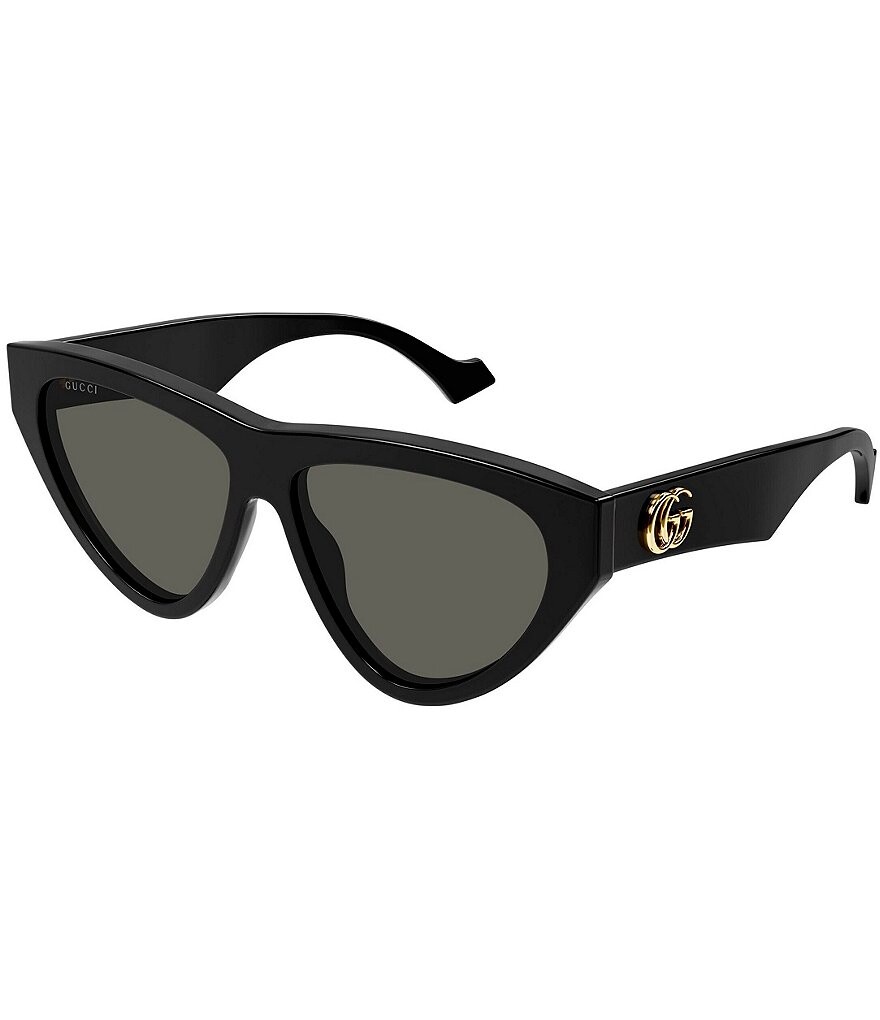 

Женские солнцезащитные очки GG1333S «кошачий глаз» 58 мм Gucci, черный