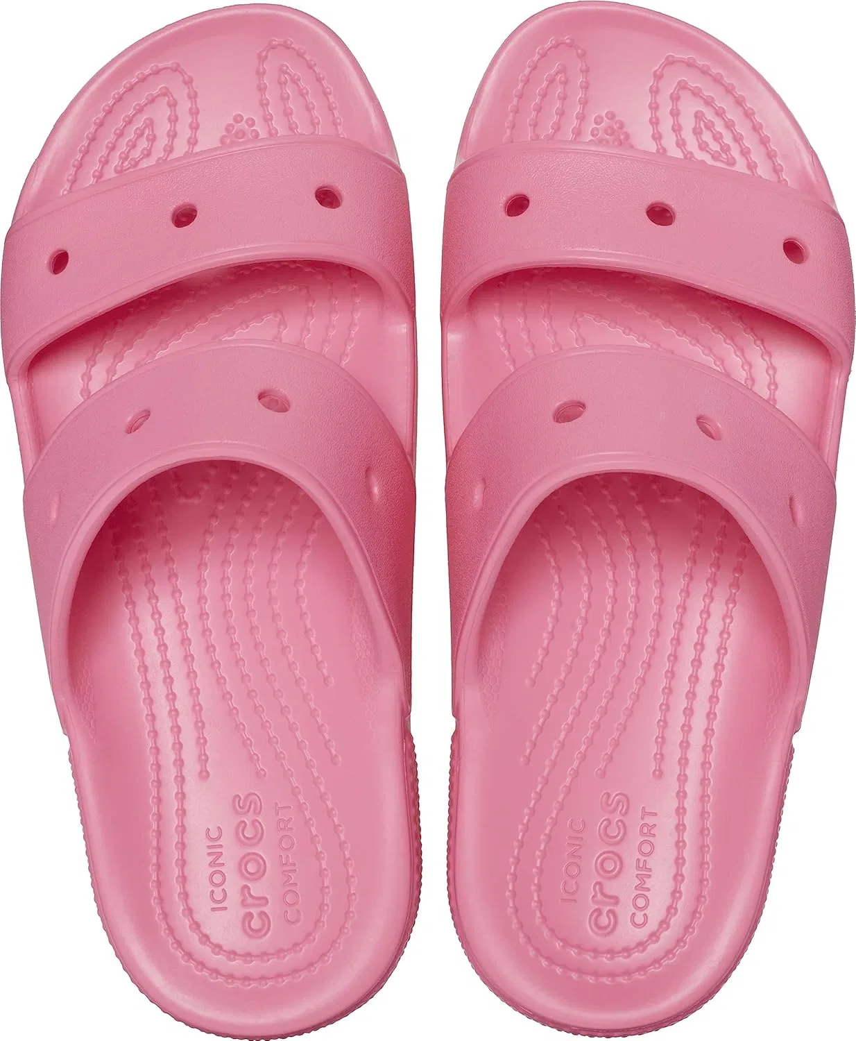 Классические сандалии Crocs унисекс, Hyper Pink — фото 3