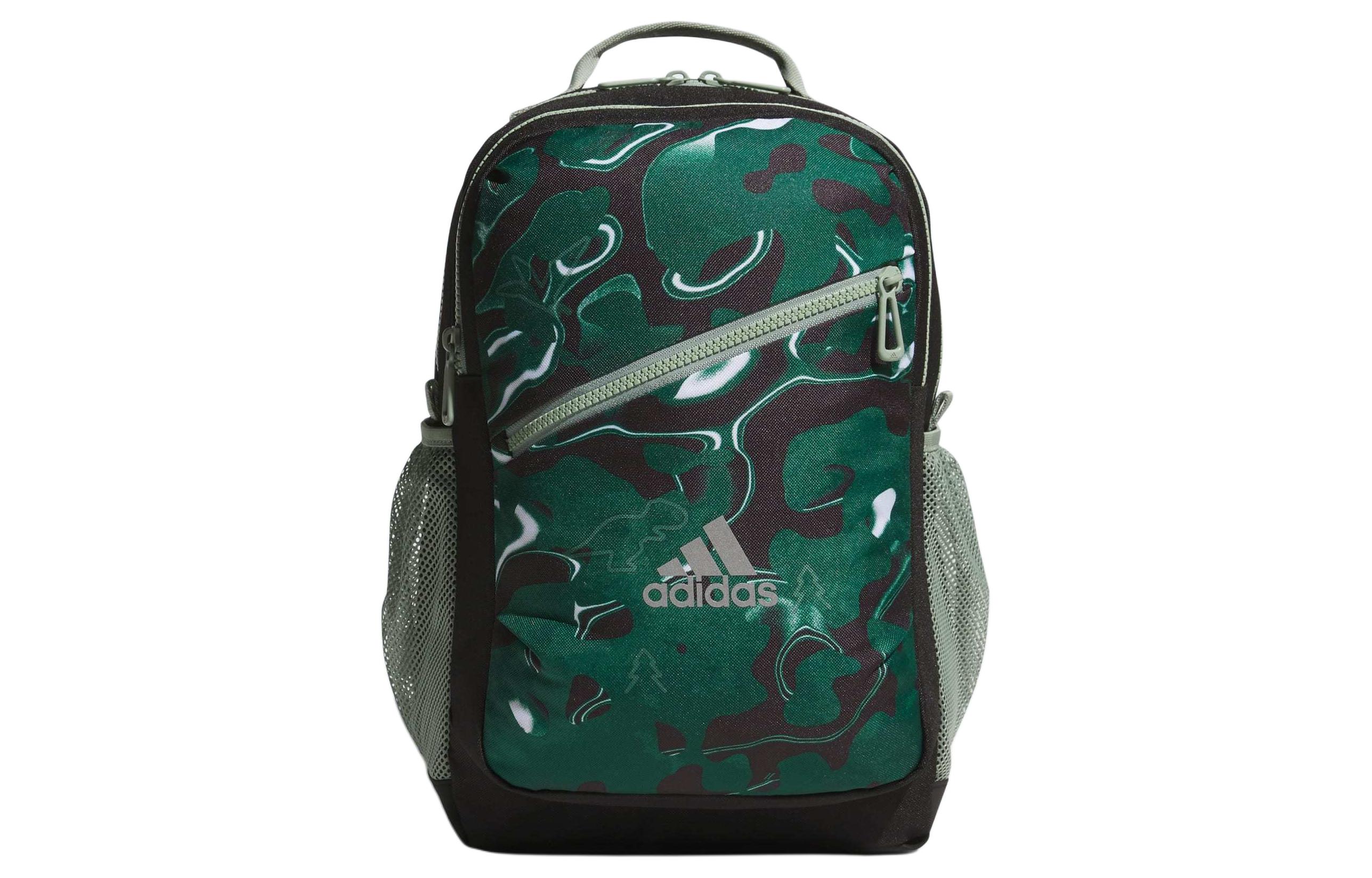 

Adidas Переработанный полиэстеровый рюкзак из ткани полотняного переплетения мужской серебристо-зеленый, Silver Green