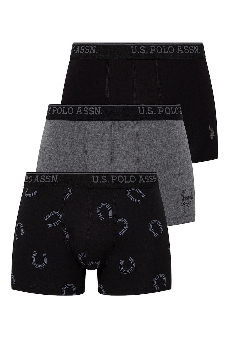 

Боксеры - 3 пары U S Polo Assn , черный