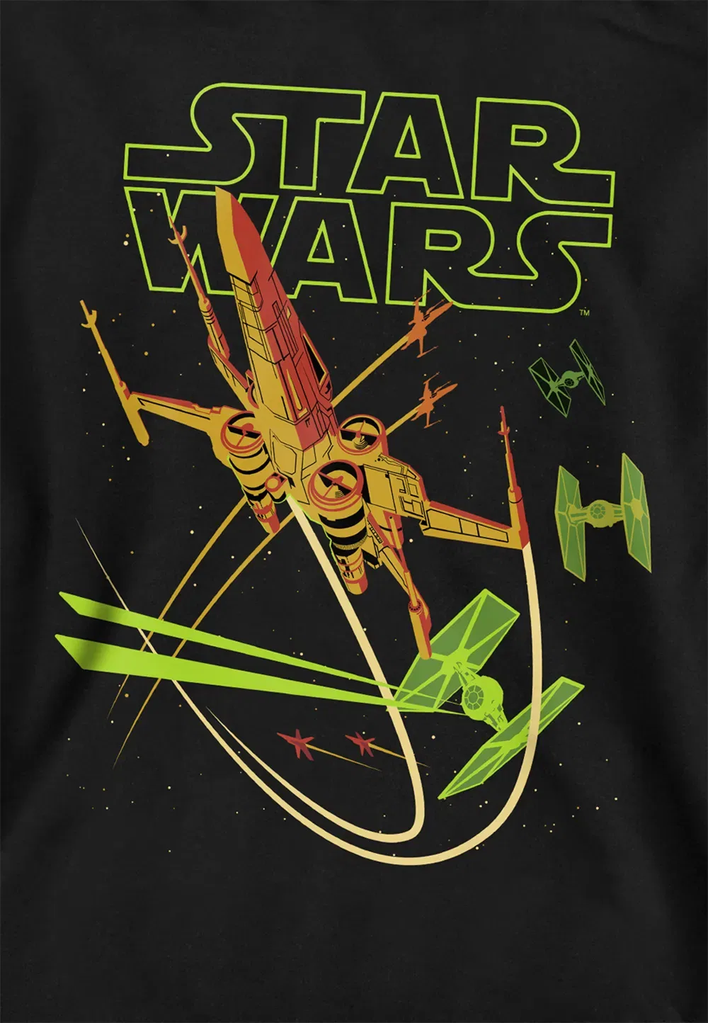 Детская худи X-Wing Star Wars, Disney, черный — фото 2