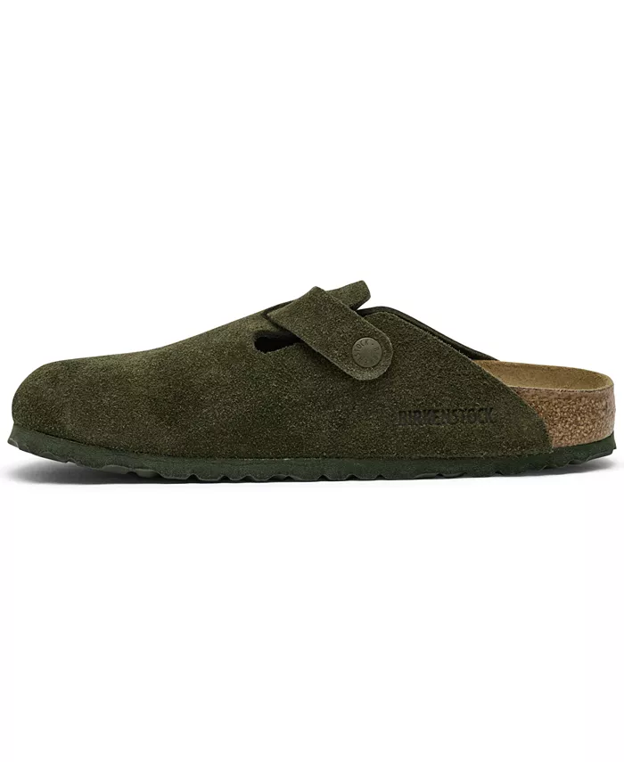 Женские повседневные босоножки из замши и кожи от Finish Line Birkenstock, зеленый — фото 3