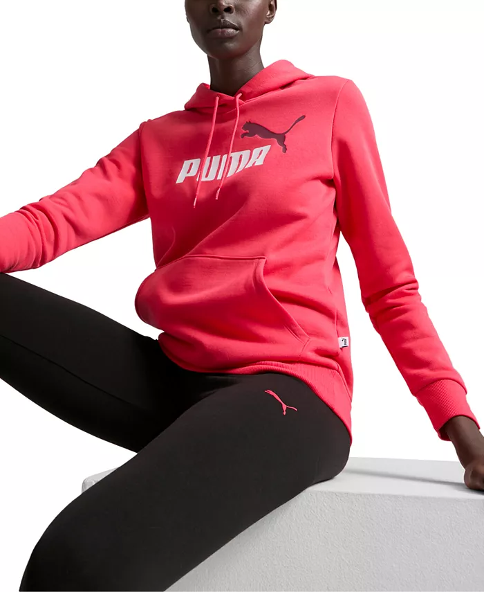 

Женская утепленная худи Essential+ с логотипом Puma, красный