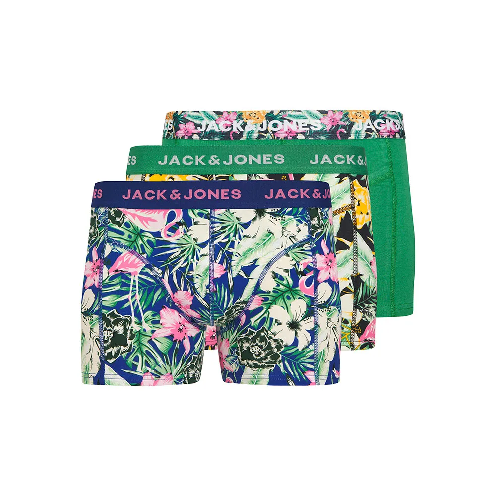 

Боксеры 3 шт Jack & Jones Fred Flamingo SN, зеленый