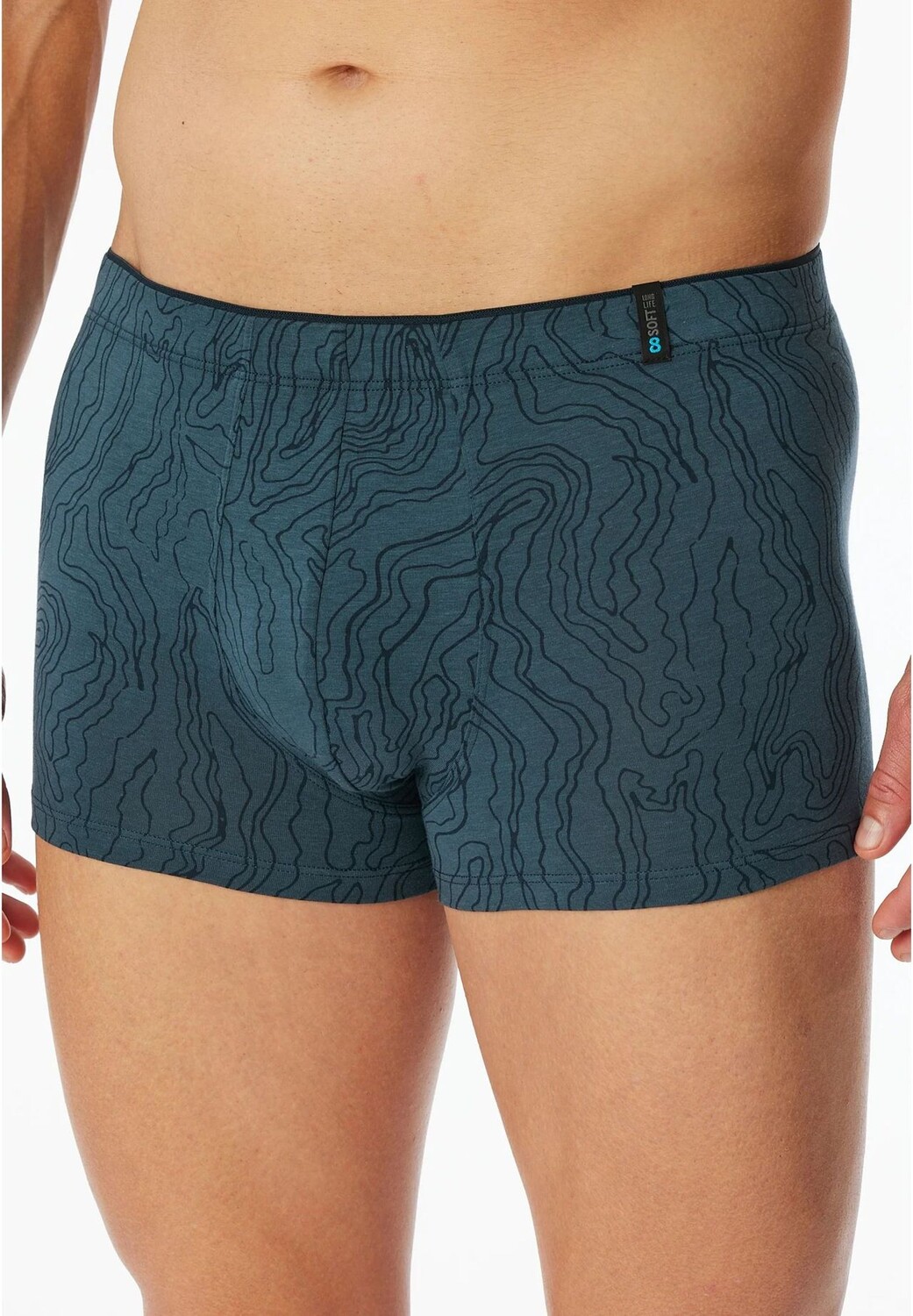 

Брюки Long Life Soft, одинарный трикотаж, мужские SCHIESSER, цвет 803 Dunkelblau