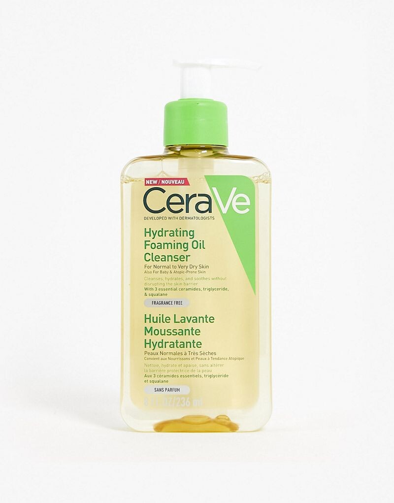 

CeraVe Увлажняющее очищающее масло-пенка для нормальной и очень сухой кожи 236 мл