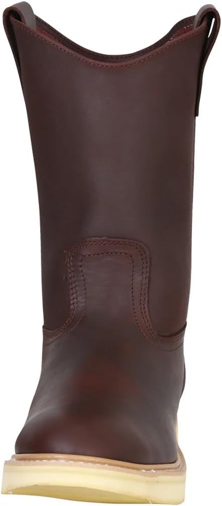 Мужские сапоги Men’s Bull Fight с отделкой из кожи Shedron, с круглым носком, подошвой Mil Rayas, средней голени, прочные, вестерн-стиля для ранчо, повседневные Generic, initial — фото 2