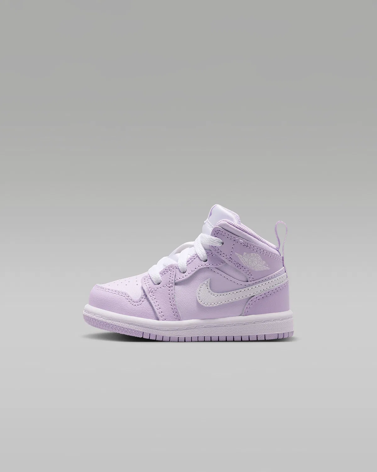 Кроссовки Jordan 1 Mid для малышей, Violet Mist/Barely Grape/White